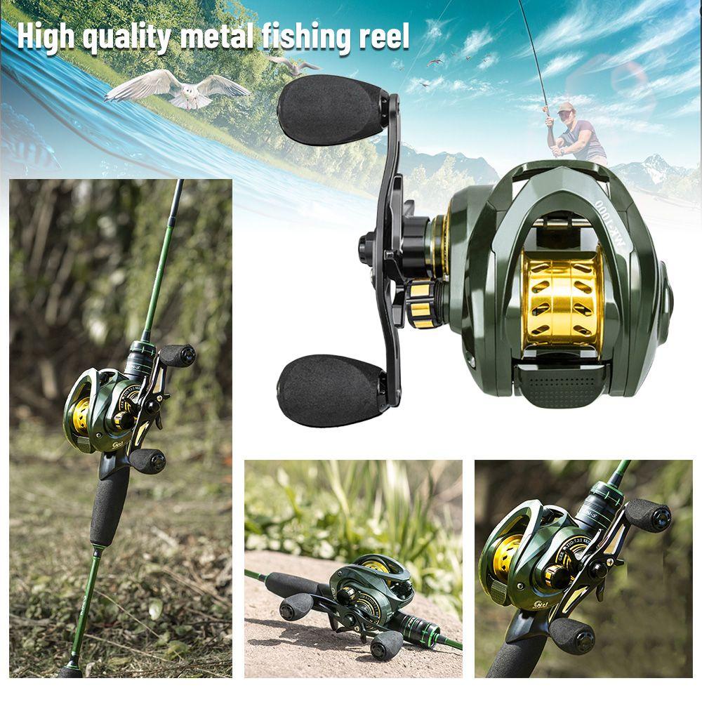 MUVAKO Máy Câu Cá Tốc Độ Cao Màu Đen 6.3: 1 13 + 1