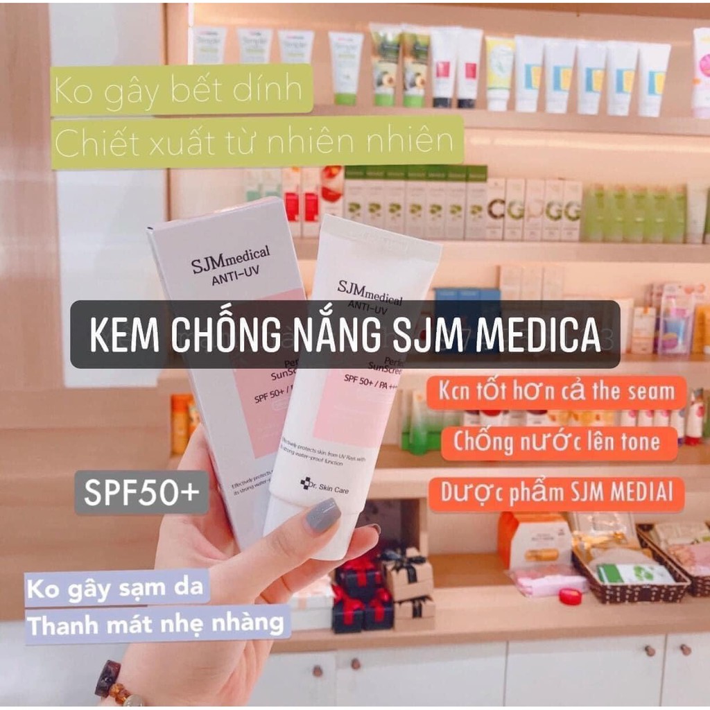 Kem Chống Nắng Chống Nước Nâng Tone SJMmedical Anti-UV Sunscrean SJM medical