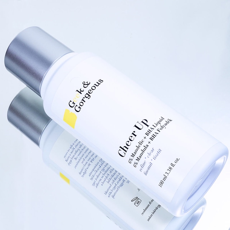 Geek&Gorgeous Cheer Up - 5% AHA 1% BHA - Toner Tẩy TBC Hoá Học