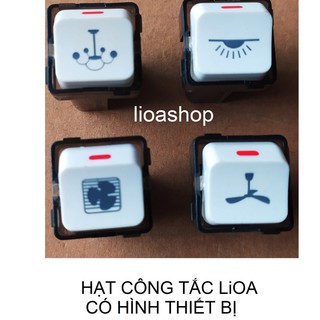 CÔNG TẮC VUÔNG LiOA 1 CHIỀU CÓ HÌNH THIẾT BỊ .