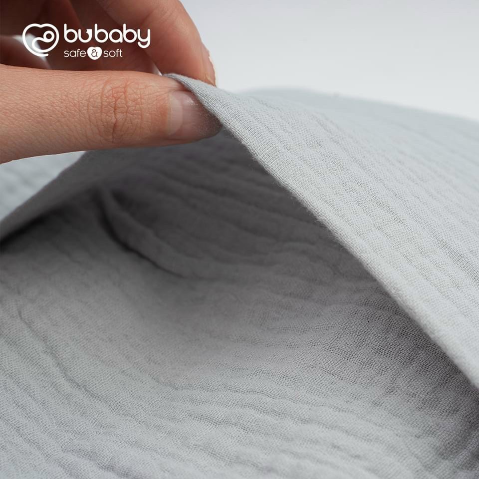 Gối Bu Baby Mun cho bé trai bé gái mềm mại thoải mái cao cấp (1 ruột-2 vỏ)