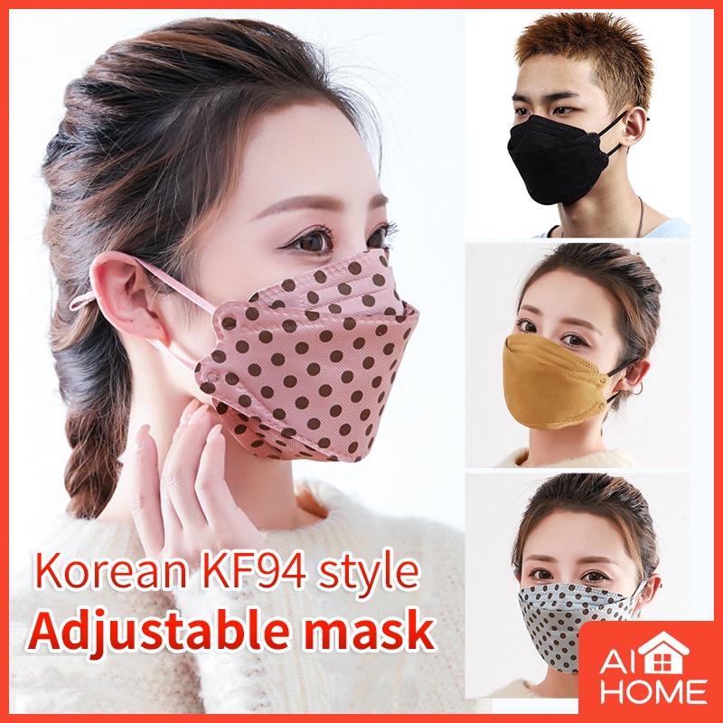 Khẩu Trang Cotton Thoáng Khí Có Thể Giặt Và Tái Sử Dụng kf94 ​Mặt Nạ In Có Thể Giặt
