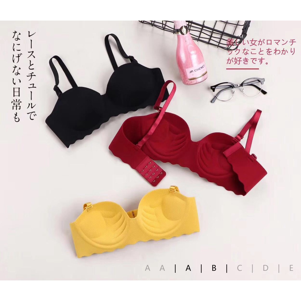 Áo Ngực Áo Ngực Đồ lót nữ Áo Ngực Dày Liền Mạch Không Đường May Có Dây Đeo Có Thể Tháo Rời Cho Nữ
