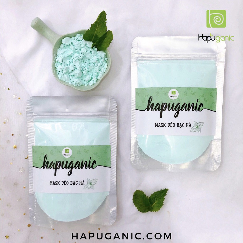 Mask Dẻo Bạc Hà Hapu Organic chuyên dùng trong Spa uy tín giảm mụn sáng da | BigBuy360 - bigbuy360.vn