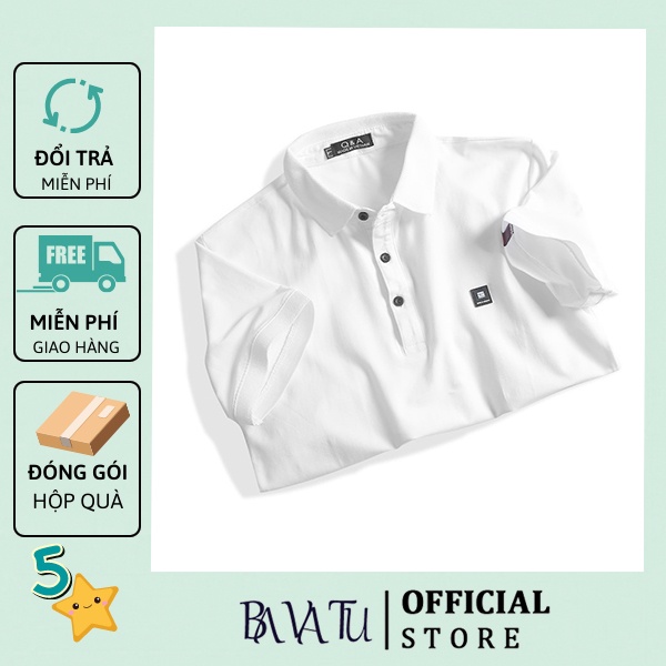 Áo polo nam có cổ, áo phông nam công sở, áo thun nam cotton co giãn mát lịch lãm, sang trọng, trẻ trung BAVATU.