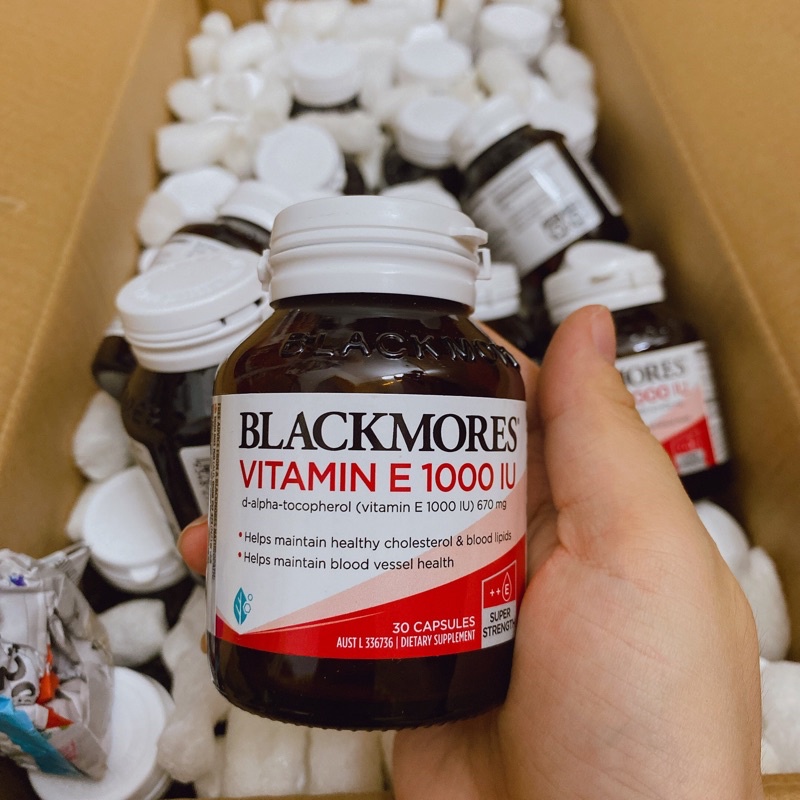 (Chính_hãng) Viên Uống Vitamin E - Blackmores Vitamin E 1000IU 30 viên Úc - Chính hãng