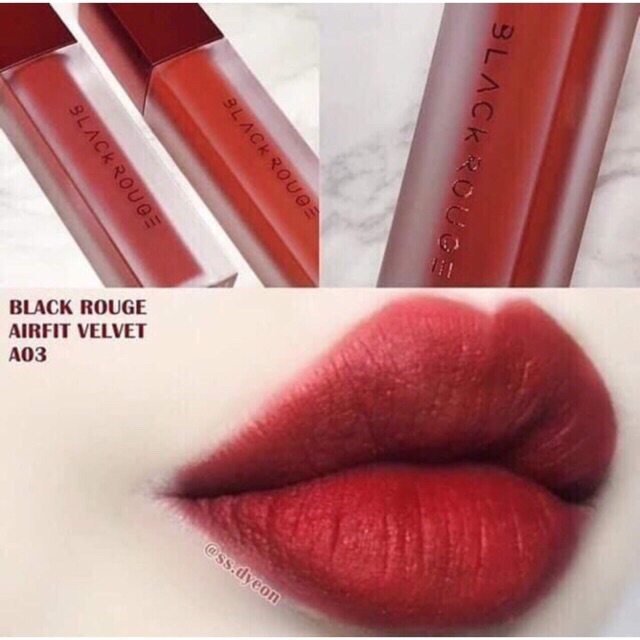 ( Sẵn Ver 1-2-3 ) Son kem Black Rouge Air Fit Velvet | Thế Giới Skin Care