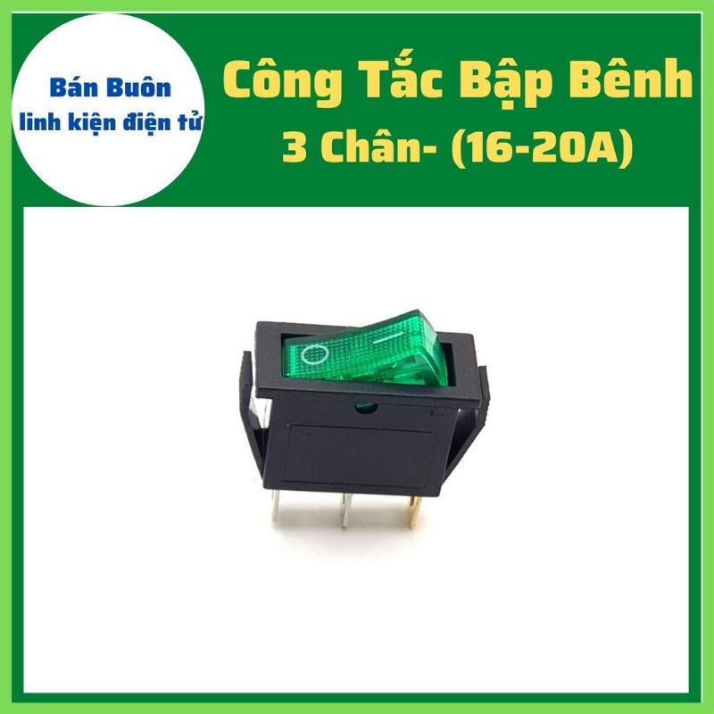 Công tắc bập bênh, công tắc On/OFF KCD 3 chân, 6 chân có đèn