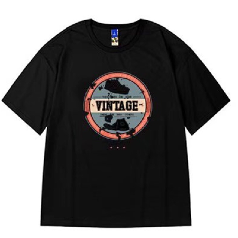 Áo Thun Tay Ngắn Cổ Tròn In Chữ Size M-8XL Thời Trang Mùa Hè Cho Nam