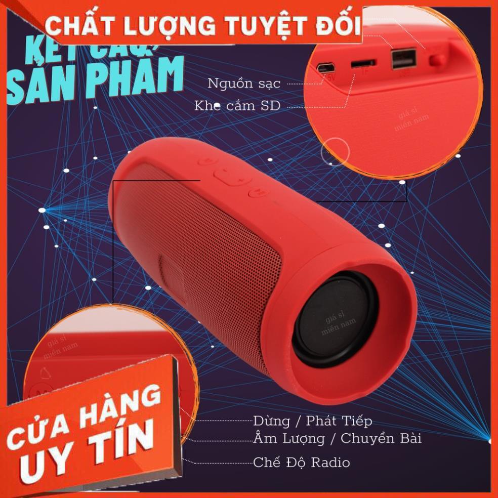 Loa Bluetooth Không dây Charge 3 Mini - Vỏ Nhôm, Hổ Trợ Thẻ Nhớ/USB - Bao Test