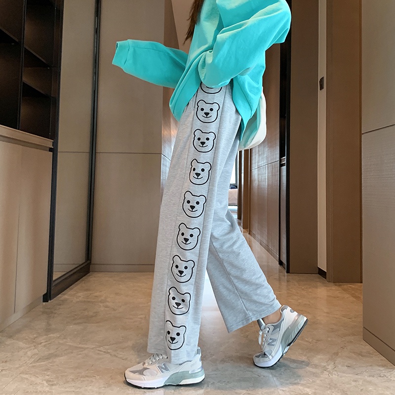 NRVP Quần Thể Thao Ống Rộng Phong Cách Thời Trang Hàn Quốc Dành Cho Nam Và Nữ