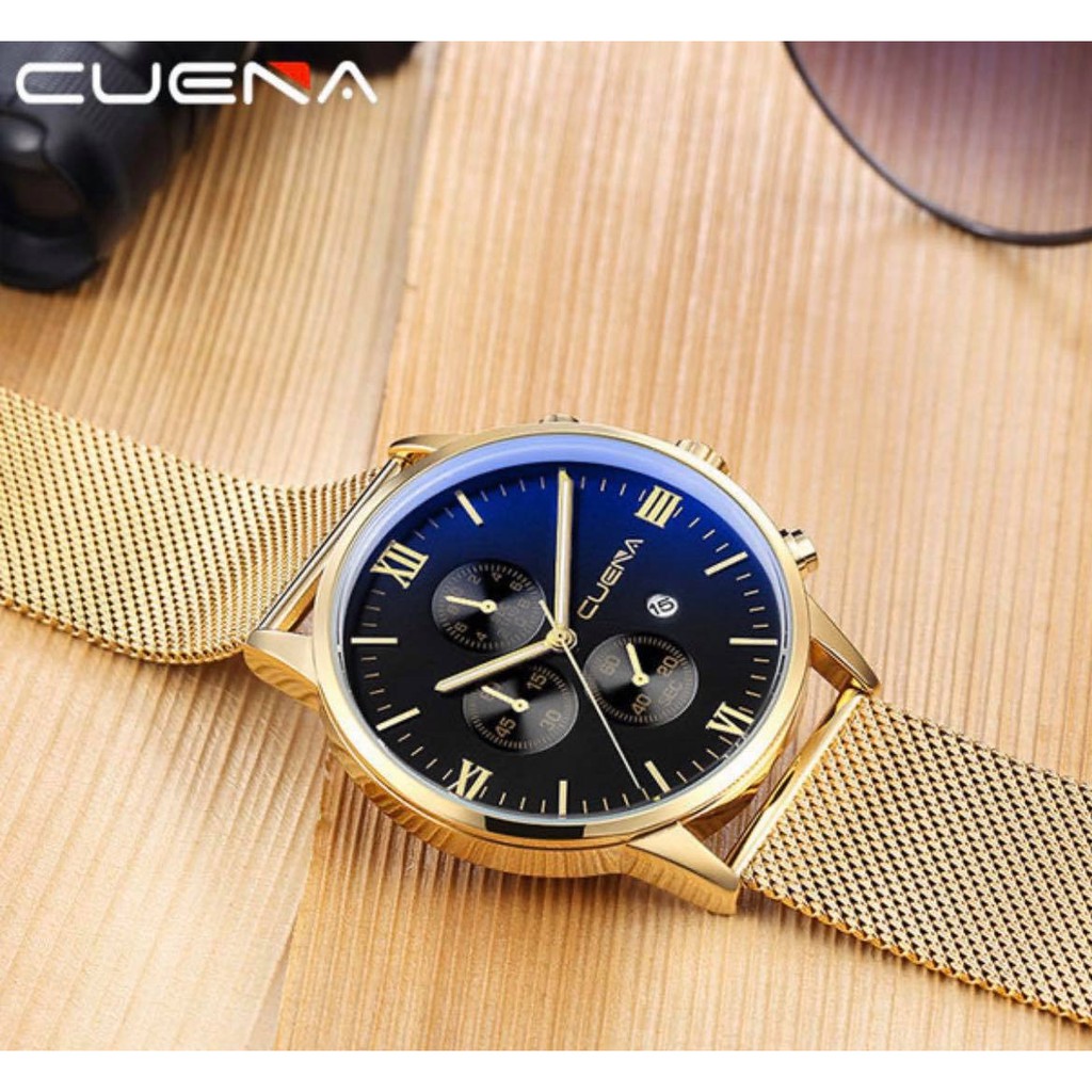 Đồng Hồ Nam CUENA CUE3VL Chính Hãng Dây Lưới Thép Nhuyễn Tuyệt Đẹp | BigBuy360 - bigbuy360.vn