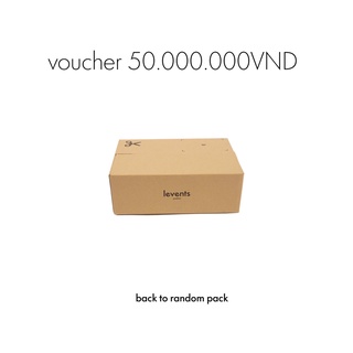 [Mã 2611THTRANG100K hoàn 10% xu đơn 99K] TÚI RANDOM QUẦN ÁO PHỤ KIỆN LEVENTS