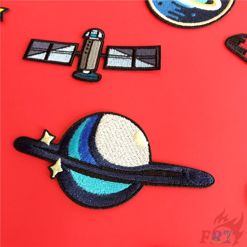 Miếng vải vá hoạ tiết chủ đề vũ trụ nhiều mẫu mã trang trí quần áo