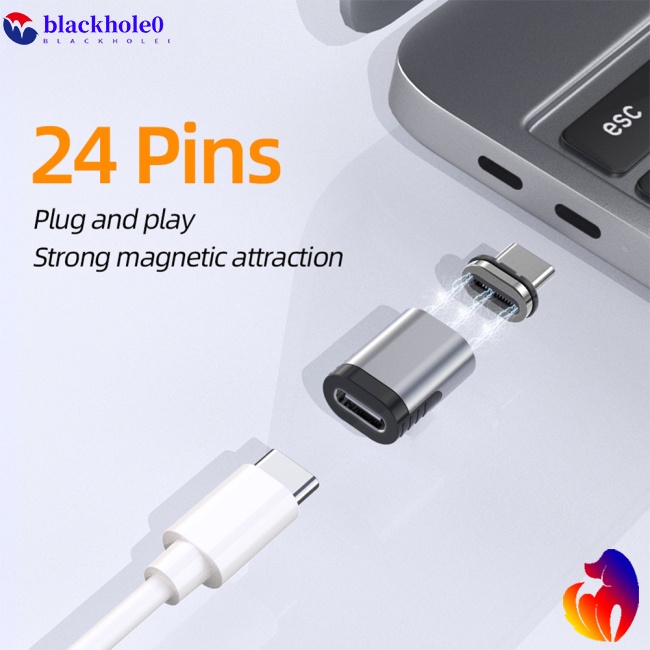 Đầu chuyển đổi từ tính 100w 4k Hd 10gbps cho Macbook Huawei Xiaomi Notebooks