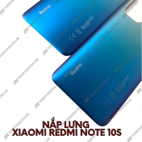 Nắp lưng xiaomi redmi note 10s xanh ,xám , trắng