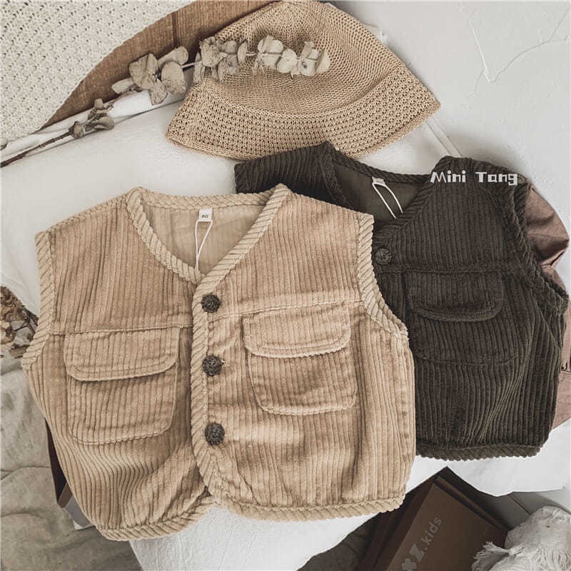 Áo Khoác Vest Không Tay Dáng Rộng Phong Cách Retro Thời Trang Xuân Thu Dành Cho Nữ / Nam