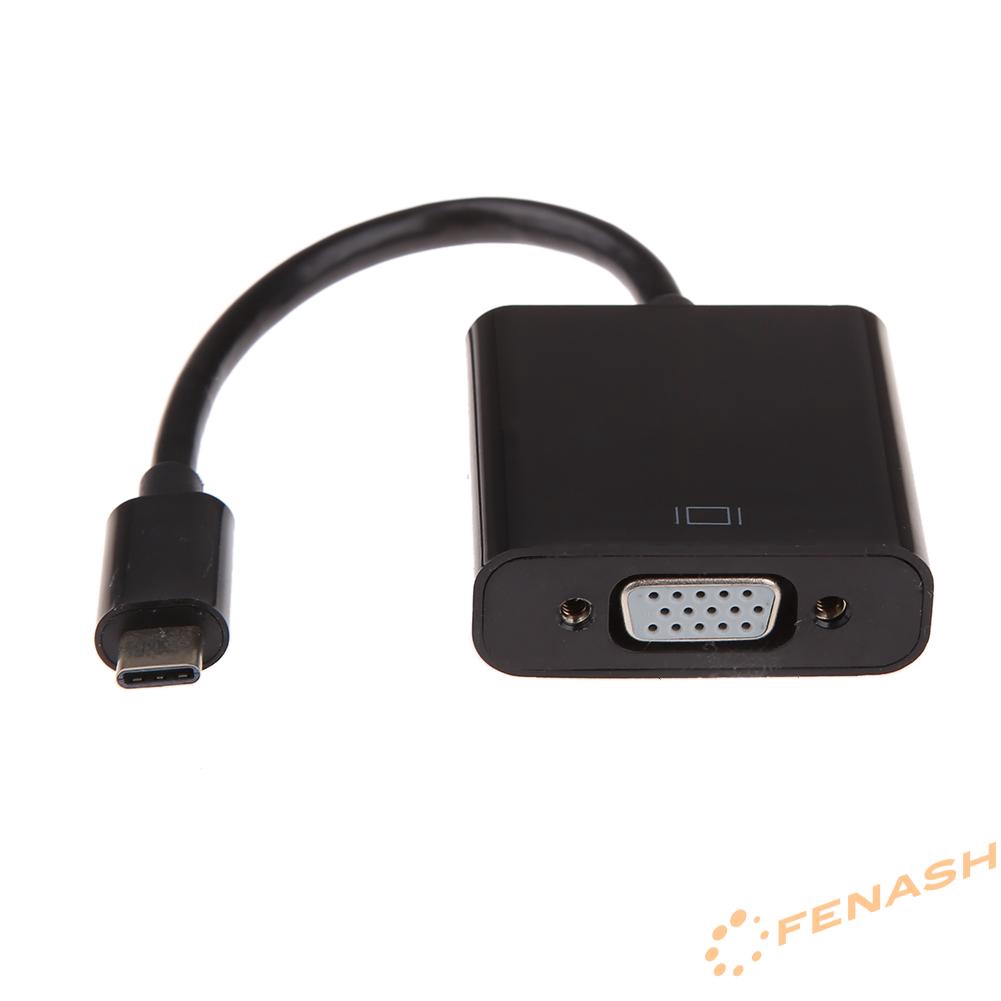 Đầu Chuyển Đổi Usb 3.1 Type C Sang Vga 1080p Cho Macbook 12