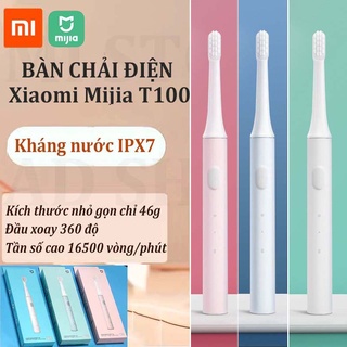 Bàn chải điện Xiaomi Mijia T100 - KHÁNG NƯỚC IPX7 - Bàn Chải Đánh Răng Chăm Sóc răng Miệng Xiaomi Mijia-CHÍNH HÃNG