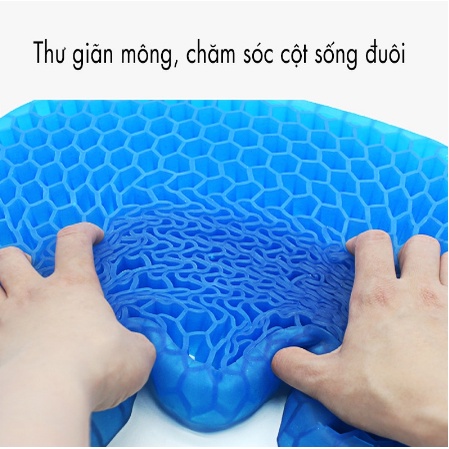 Đệm lót ghế thoáng khí bảo vệ cột sống, đệm ngồi 3D tổ ong chống trượt thoáng mát NANALI STORE