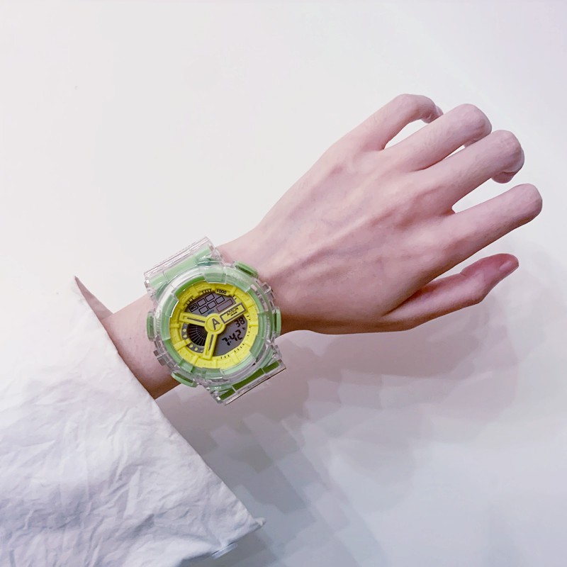 (Giá sỉ) Đồng hồ nam, nữ thể thao Aosun A109 dây Silicon trong suốt cá tính máy điện tử đa chức năng bảo hành 6 tháng | BigBuy360 - bigbuy360.vn