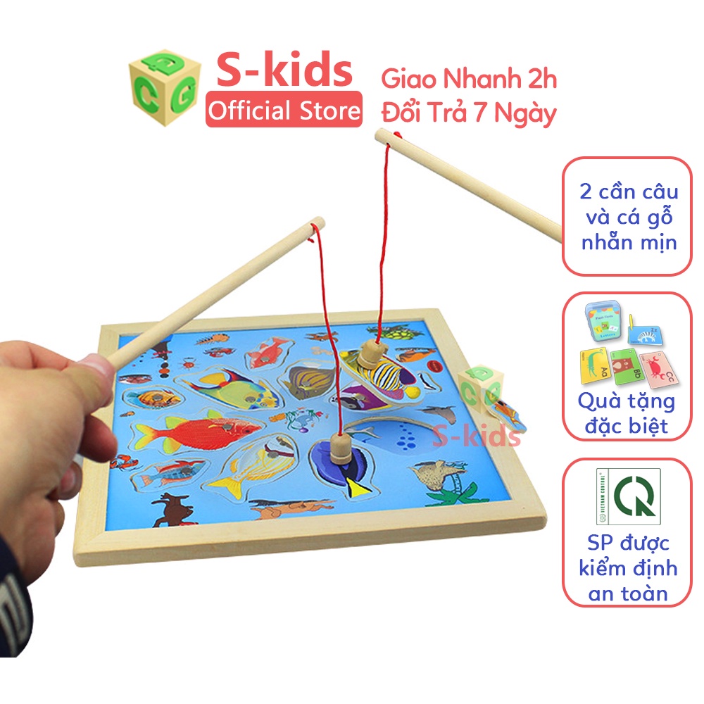 Đồ Chơi Gỗ Thông Minh Cho Bé S-Kids. Thiết bị mầm non bằng gỗ cho trẻ em phát triển kỹ năng.