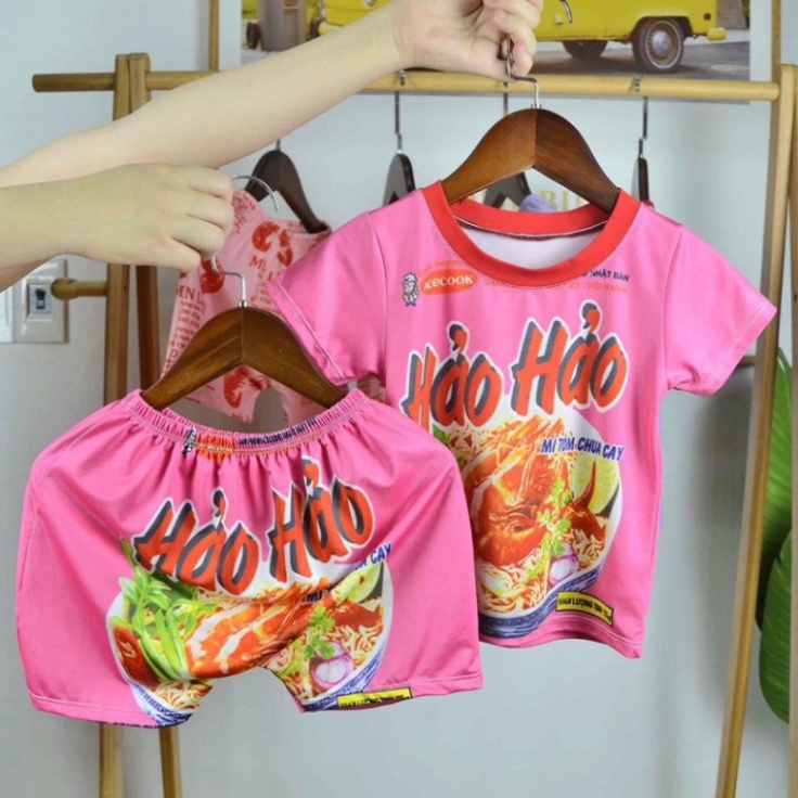 BỘ CHO BÉ MÌ TÔM , HÀNG BÁN SHOP CHẤT LIỆU COTTON CO DÃN MÁT- KÈM VIDEO ẢNH THẠT