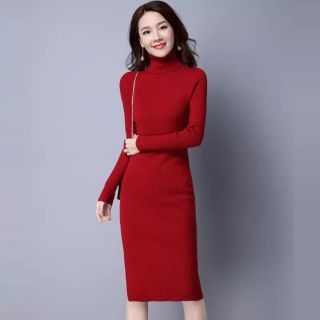 Đầm len dài hàng nhập