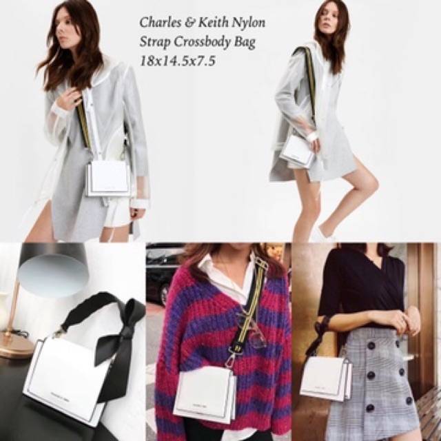 Túi Đeo Chéo Cnk-Charles & Keith Chất Liệu Nylon