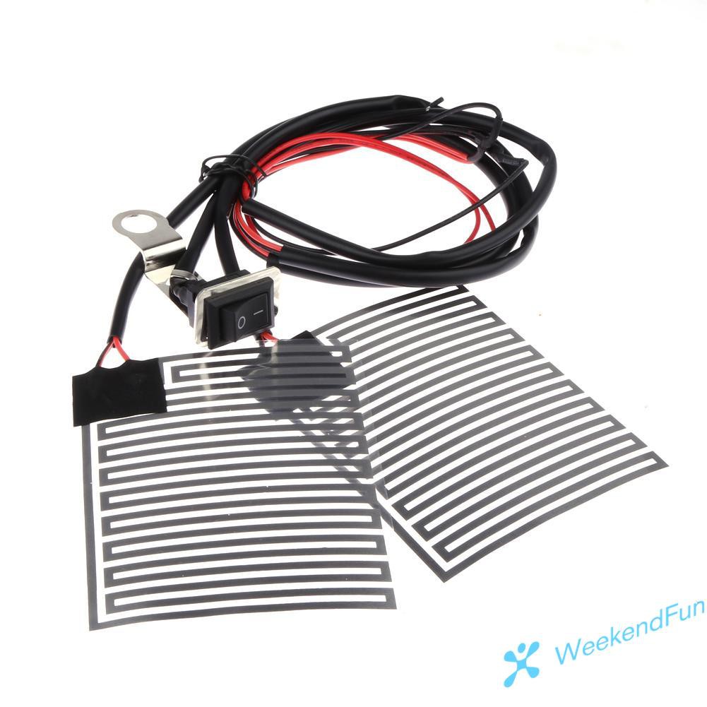 Tấm sưởi ấm dán tay lái xe máy 12V chất lượng cao