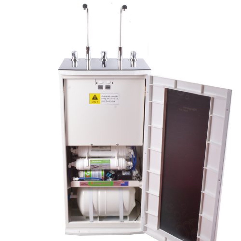 Máy lọc nước Kangaroo Hydrogen 10 cấp lọc 2 vòi KG100HK kg10a4 3 chế độ nước nóng lạnh nguội
