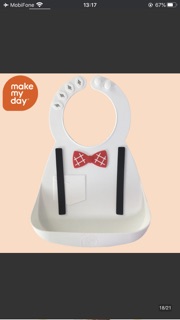 Yếm ăn dặm Silicon Makemyday