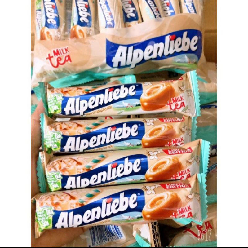 Kẹo Alpenliebe vị hồng trà sữa