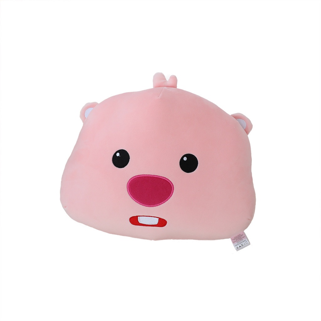 Ellen Pororo Loopy Gối Nhồi Bông Tựa Vai Và Đai An Toàn Trang Trí Xe Hơi