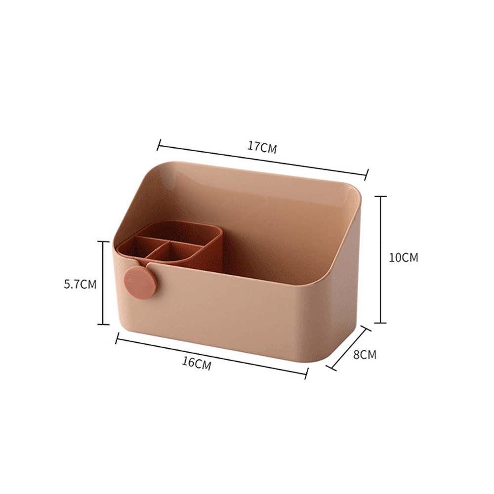 AUGUSTINA Plastic Cosmetics Organizer Bathroom Makeup Storage Case Jewelry Storage Box Skin Care Products Desktop Sundries Remote Control Tidying Multi-functional Display Case/Multicolor