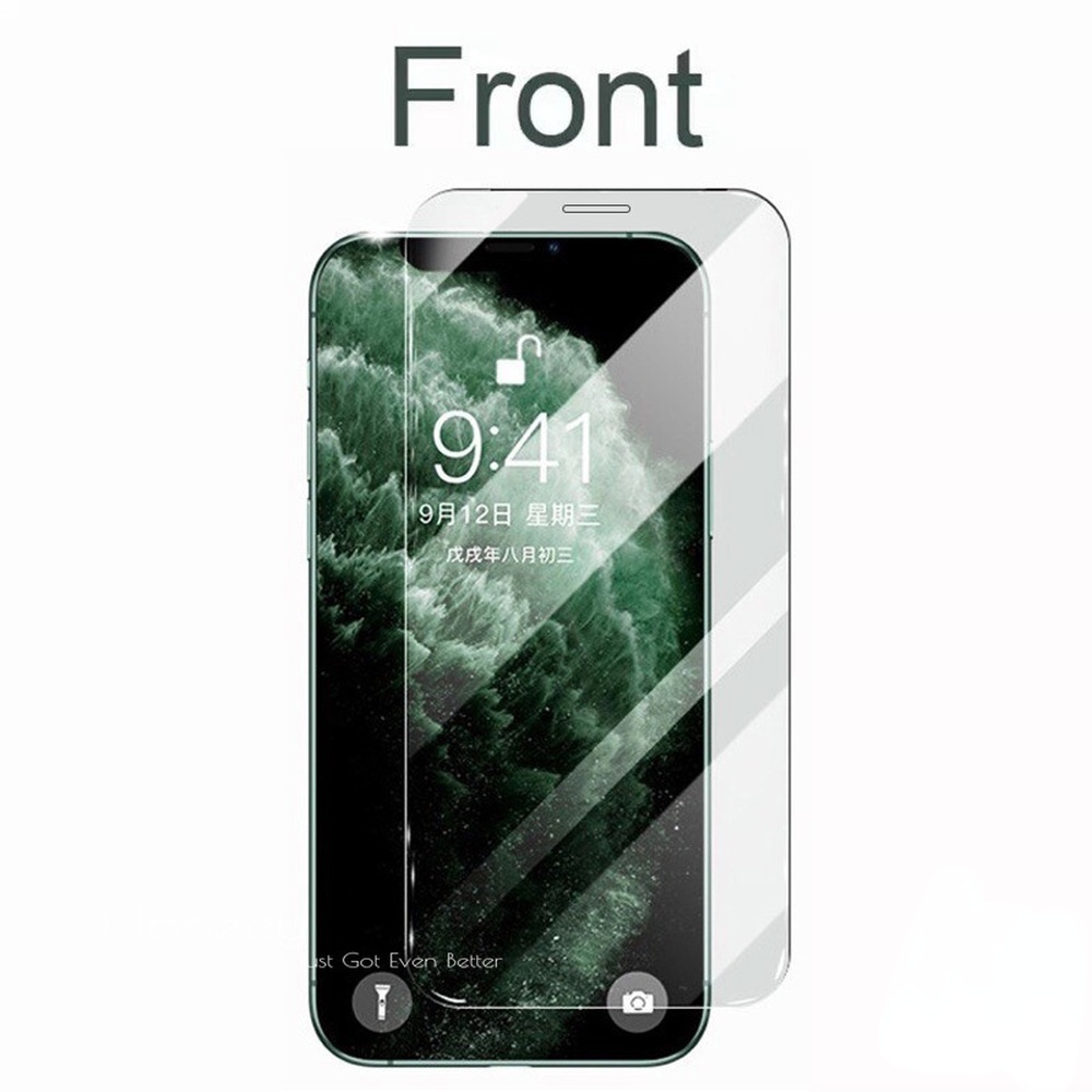 Kính cường lực bảo vệ màn hình và mặt sau thích hợp cho IPhone 12 11 Pro Max X Xs Max XR 8 7 Plus 6 6s