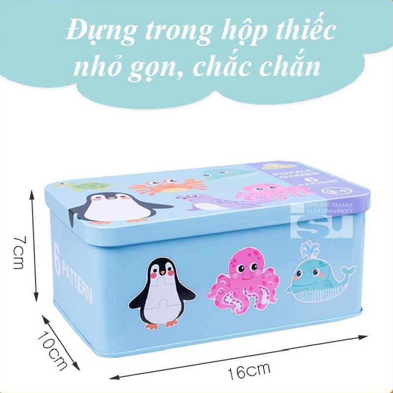 Đồ chơi xếp hình bằng gỗ cho bé từ 2 tuổi chuẩn phương pháp giáo dục Montessori