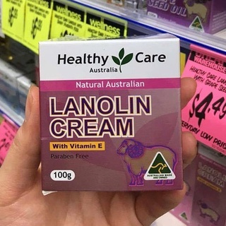 Kem Cừu Healthy Care Lanolin Cream 100g Úc