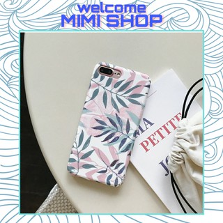 [FREESHIP 50K] Ốp lưng iphone LÁ XANH HỒNG 6/6s/7/8/7 plus/8 Plus/X/Xs/Xsmax/ 11/11 Pro max - MiMi Shop