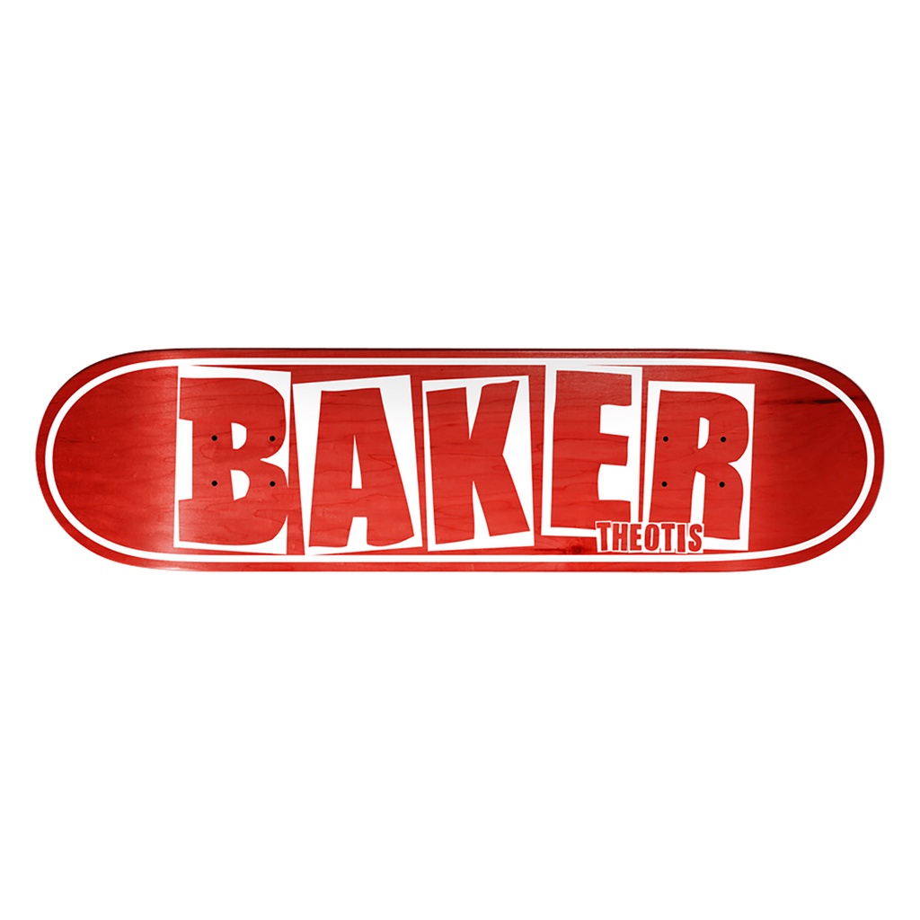 Mặt Ván Trượt Skateboard Cao Cấp Mỹ - BAKER BEASLEY BRAND NAME RED VENEER DECK 8.5