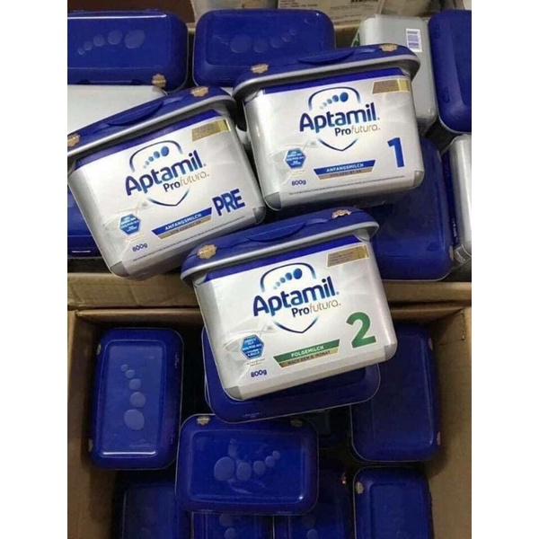 Sữa Aptamil Đức Bạc Pre - Số 1 - Số 2, loại 800G date 2022