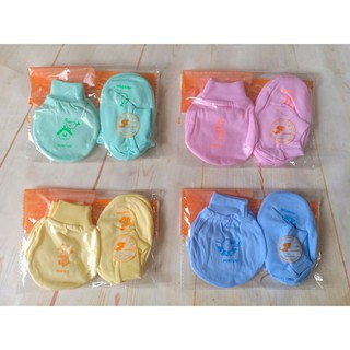 Set bao tay bao chân bo màu Mintuu