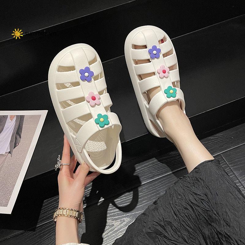 Giày Sandal Đế Dày Hở Ngón Thời Trang Mùa Hè Dễ Thương Dành Cho Nữ 2022