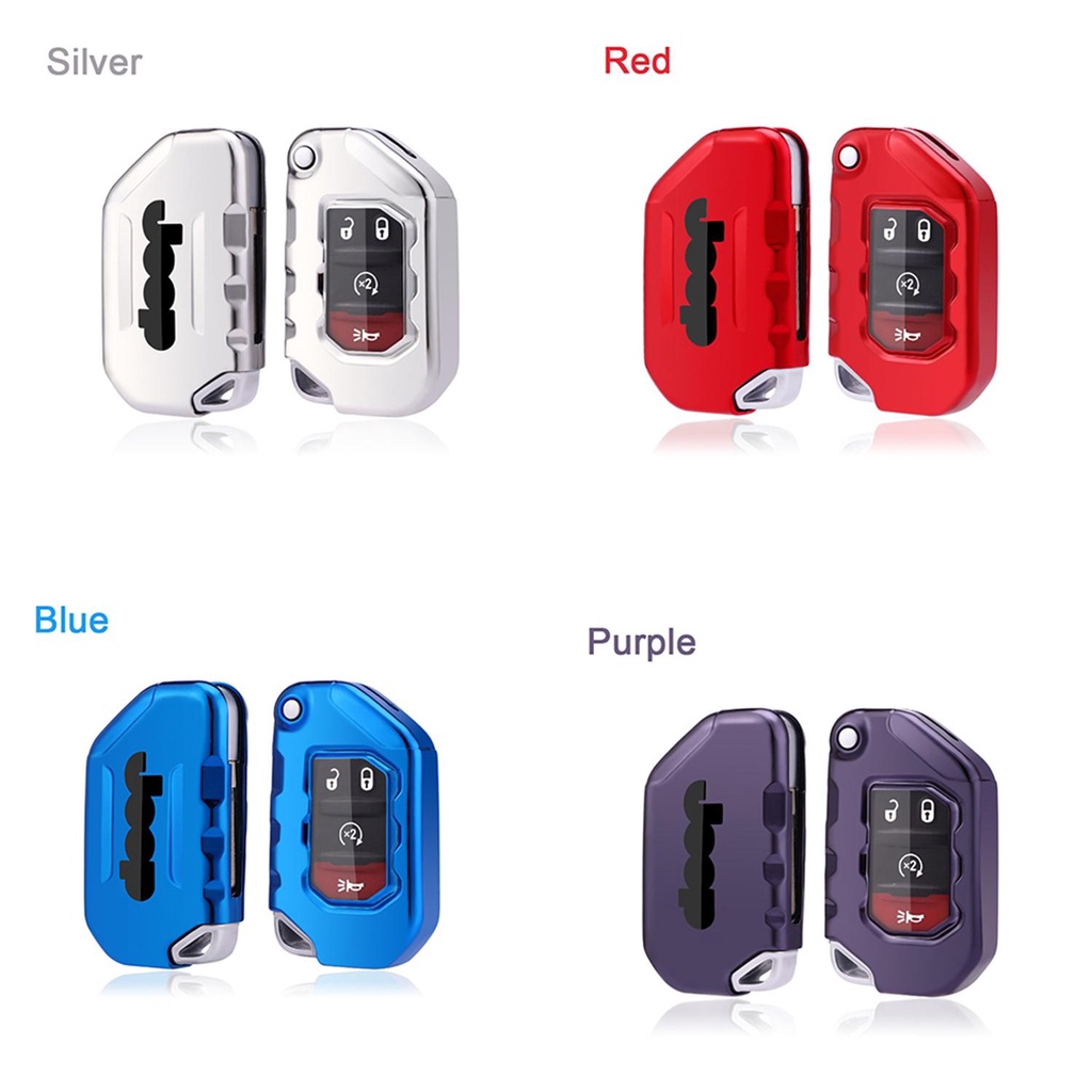 PISTA Vỏ TPU Mềm Bảo Vệ Chìa Khóa Xe Hơi Jeep 2020 2021 Gladiator JT Sahara JLU 2018 2019 Jeep Wrangler JL JLU Rubicon