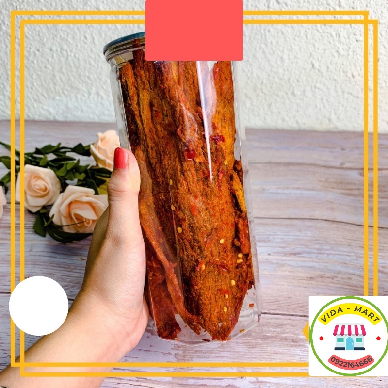 Bò Khô Miếng Hộp 270G, Thơm Ngon Ngọt Thịt, 100% Nguyên Liệu Từ Thịt Bò Tươi Thế Giới Ăn Vặt SP41232238