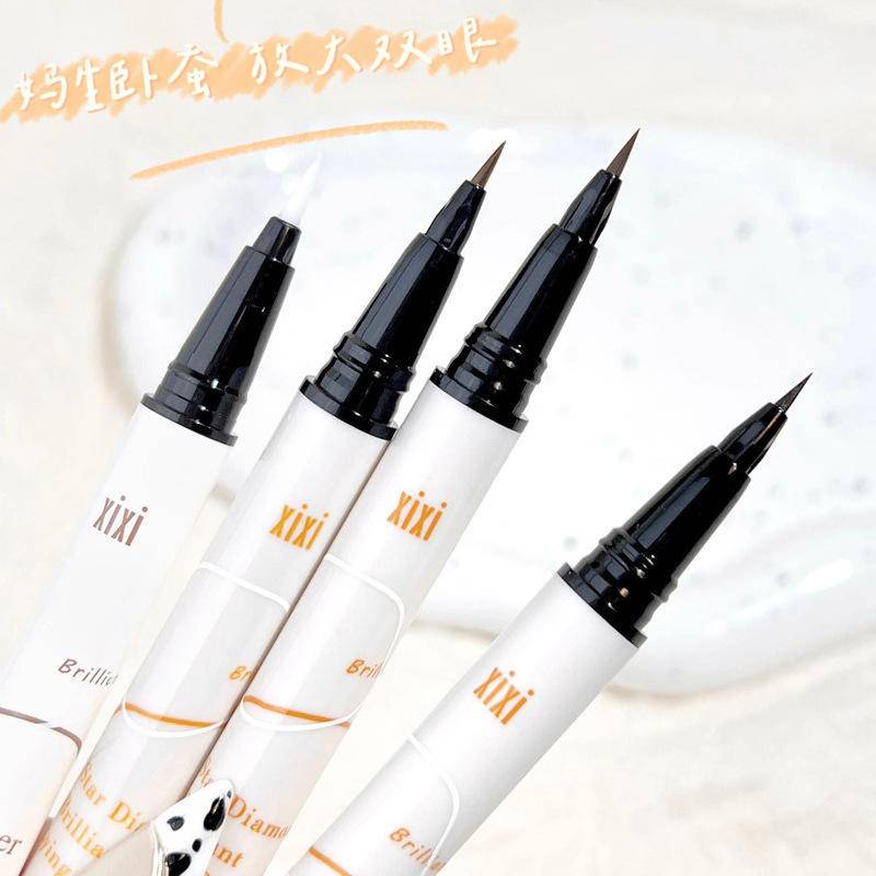 Bút kẻ mắt XIXI dạng lỏng màu đen mềm mại chống thấm nước lâu trôi