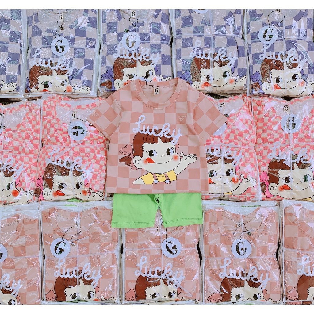 Lyvyshop - (Hàng đẹp) Bộ quần áo bé gái siêu dễ thương từ 09-28kg
