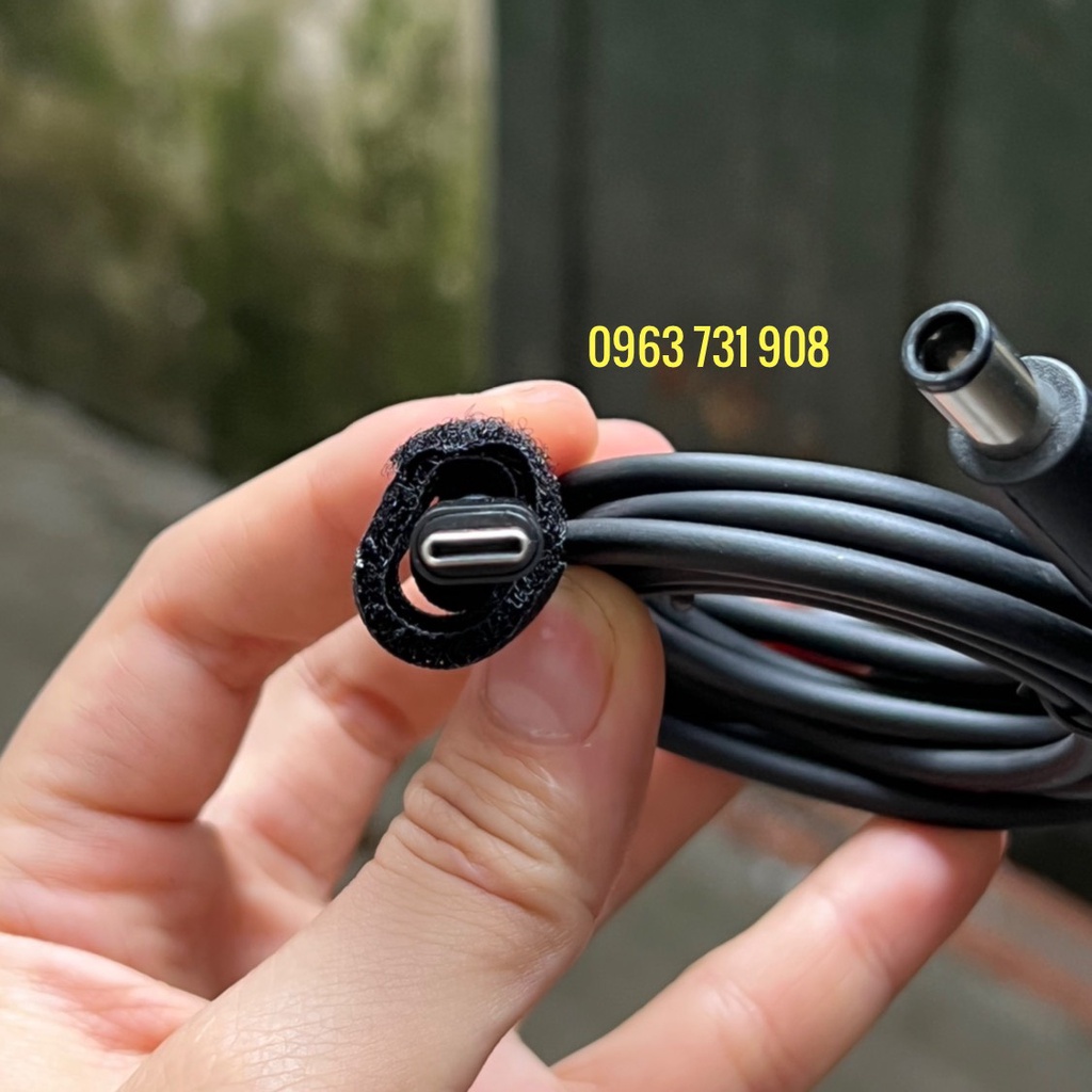 Cáp sạc chuyển đổi type-c to dell cho sạc máy tính laptop