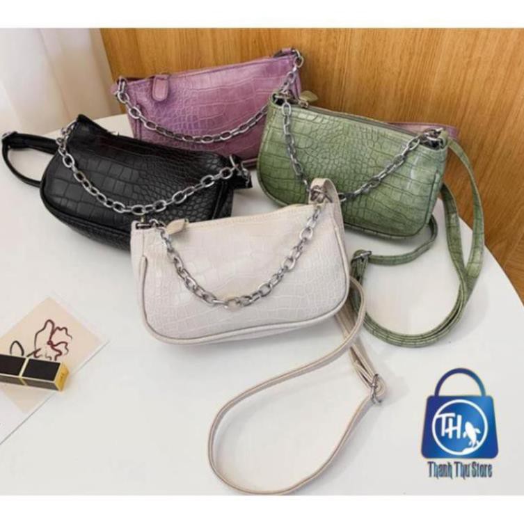 👛ẢNH SHOP CHỤP👛 TÚI ĐEO CHÉO NỮ XÍCH TRẮNG BH 464 | BigBuy360 - bigbuy360.vn