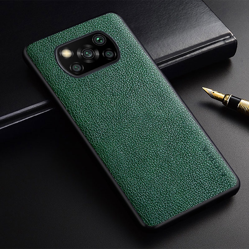 Bao Da Điện Thoại pu Màu Trơn Trọng Lượng Nhẹ Đơn Giản Cho xiaomi poco x3 nfc x3 pro x3 gt Ốp